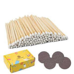 2 Inch White Safety Matches - Bulk Box of 100