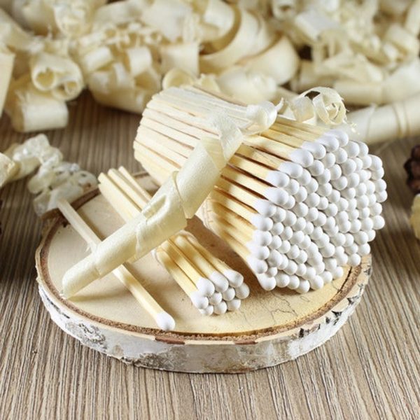 4 Inch White Safety Matches - 100pk Waterproof Survival Matches for Camping, Emergency, Home | Bulk Box with Striker (96mm) - Image 4