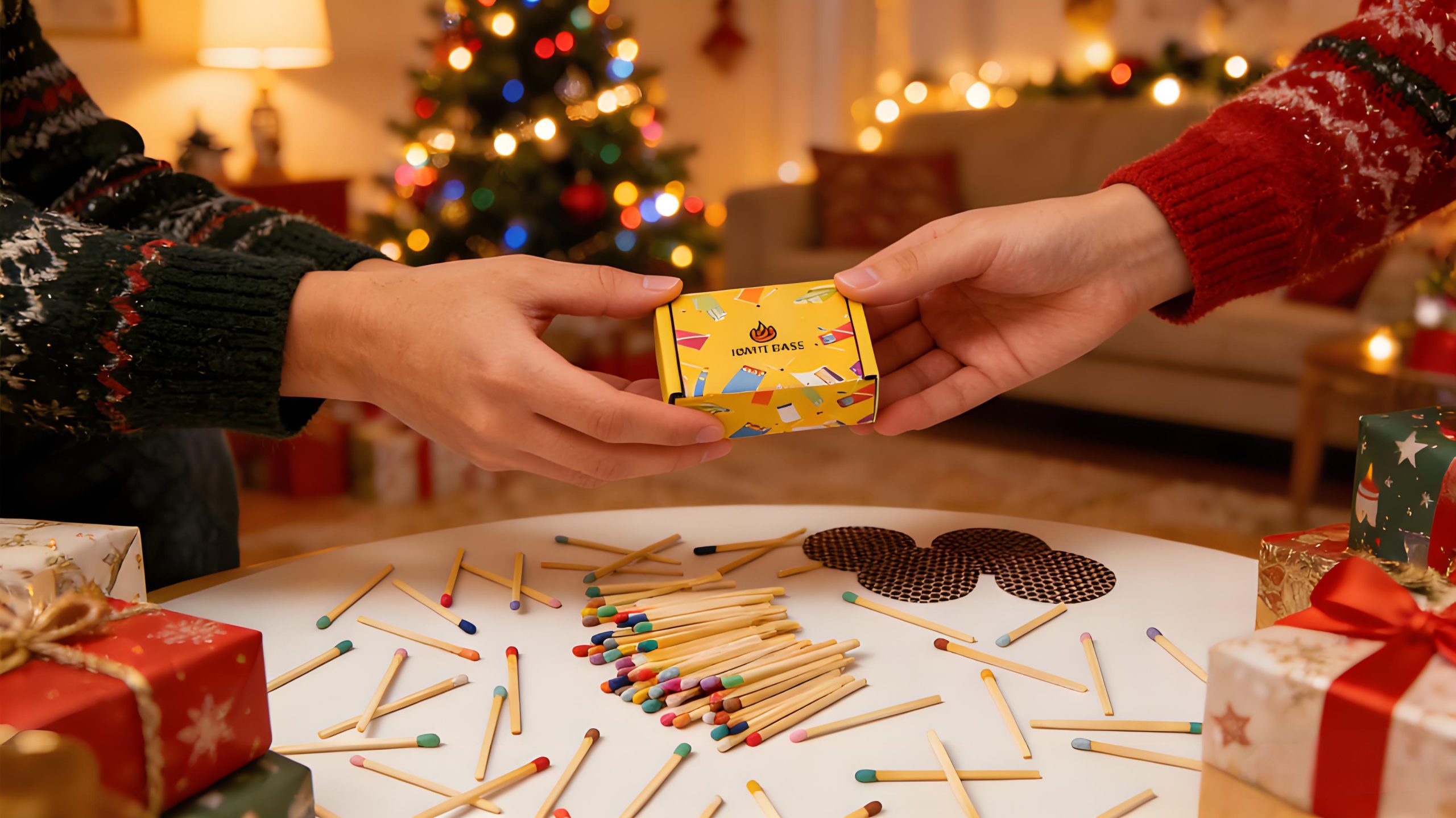 2 Inch Rainbow Matches - Bulk Pack of 100 Colorful Matchsticks - Image 8