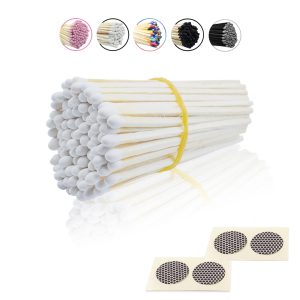 4 Inch White Safety Matches - 100pk Waterproof Survival Matches for Camping, Emergency, Home | Bulk Box with Striker (96mm)