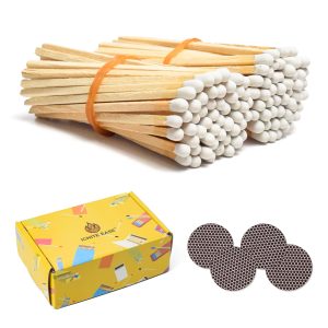 4 Inch Waterproof Survival Matches - White Bulk Box of 100